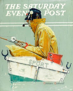 Norman Rockwell's "Sport" was featured as the cover image on the April 29, 1939 issue of The Saturday Evening Post.