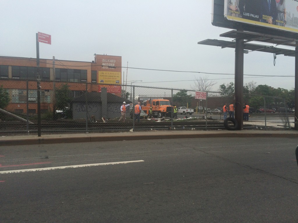 The train accident that took place in Maspeth a couple weeks ago